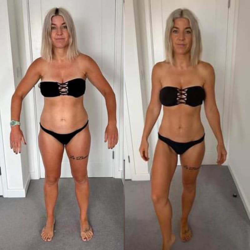 Amazing female weight loss body transformation