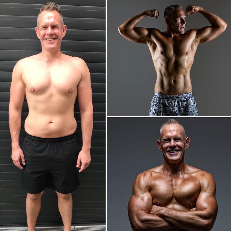 A P10 male muscle build body transformation, with life changing results.